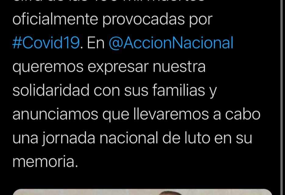 NUEVO “TIRO” DEL PAN CONTRA ANDRÉS MANUEL Y SU GOBIERNO, AHORA LOS AZULES DENUNCIAN A LA 4T POR EL “MAL MANEJO” DE LA PANDEMIA