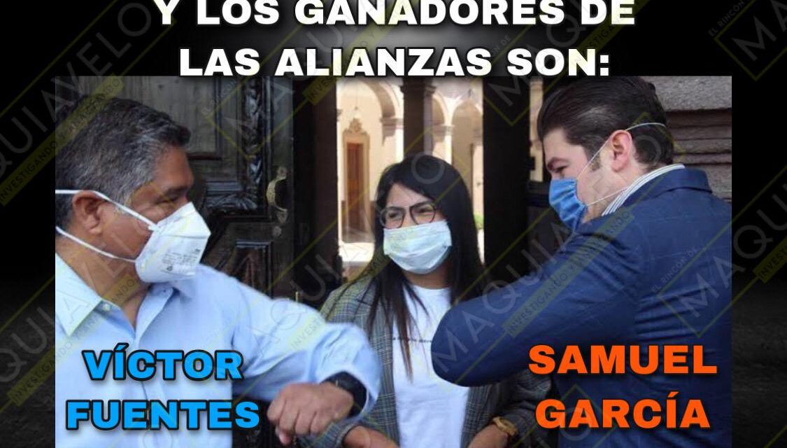 Y LOS GRANDES GANADORES DE QUE NO HAYA ALIANZA PAN-MC SON VÍCTOR FUENTES Y SAMUEL GARCÍA