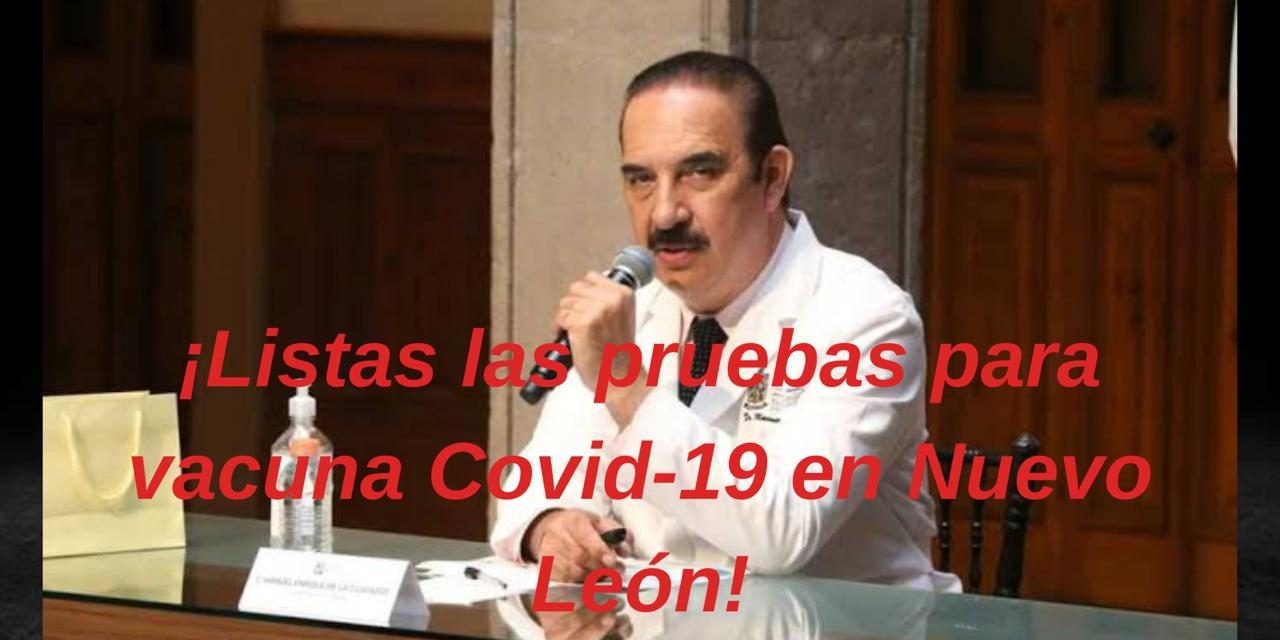 PRUEBAS DE VACUNAS COVID-19 SE REALIZARÁN ESTE LUNES EN LA ENTIDAD METROPOLITANA, DESPUÉS DE OCHO LARGOS MESES, EL PRIMER PASO PARA REGRESAR A LA NORMALIDAD ¡LLEGÓ!