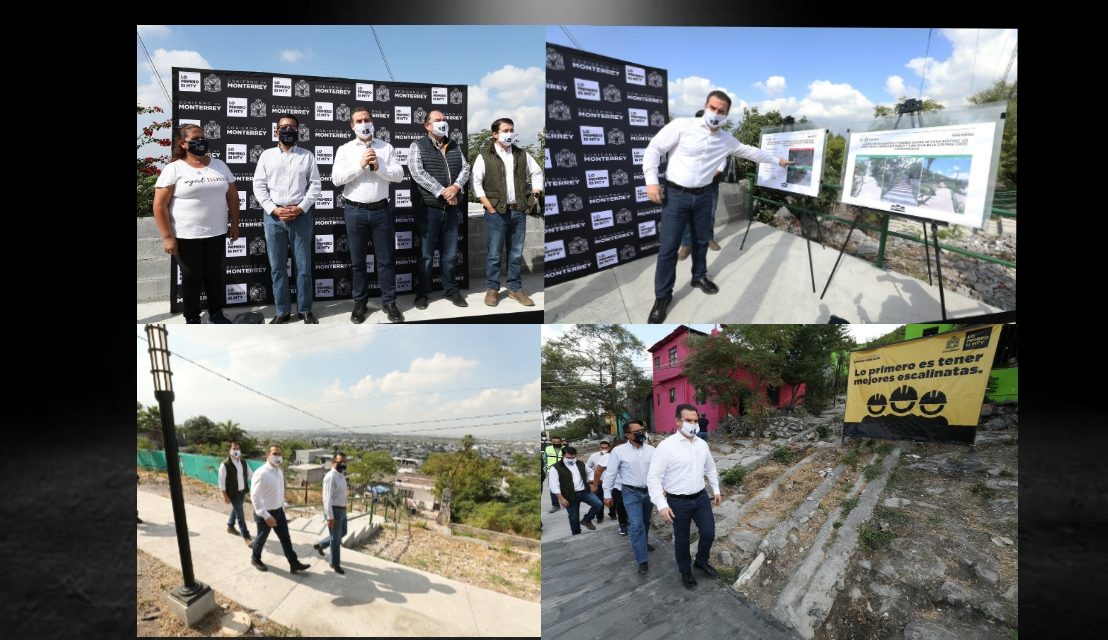 VISIÓN AL SIGUIENTE NIVEL; ADRIÁN DE LA GARZA SANTOS SUPERVISA E INAUGURA EL ‘’SENDERO SEGURO’’ EN LA ZONA ALTA DEL CERRO DEL TOPO CHICO