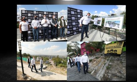 VISIÓN AL SIGUIENTE NIVEL; ADRIÁN DE LA GARZA SANTOS SUPERVISA E INAUGURA EL ‘’SENDERO SEGURO’’ EN LA ZONA ALTA DEL CERRO DEL TOPO CHICO