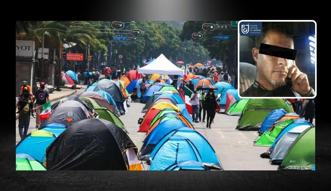 DETIENEN A MANIFESTANTE DE FRENAAA POR PRESUNTO ABUSO SEXUAL EN “CAMPAMENTO”