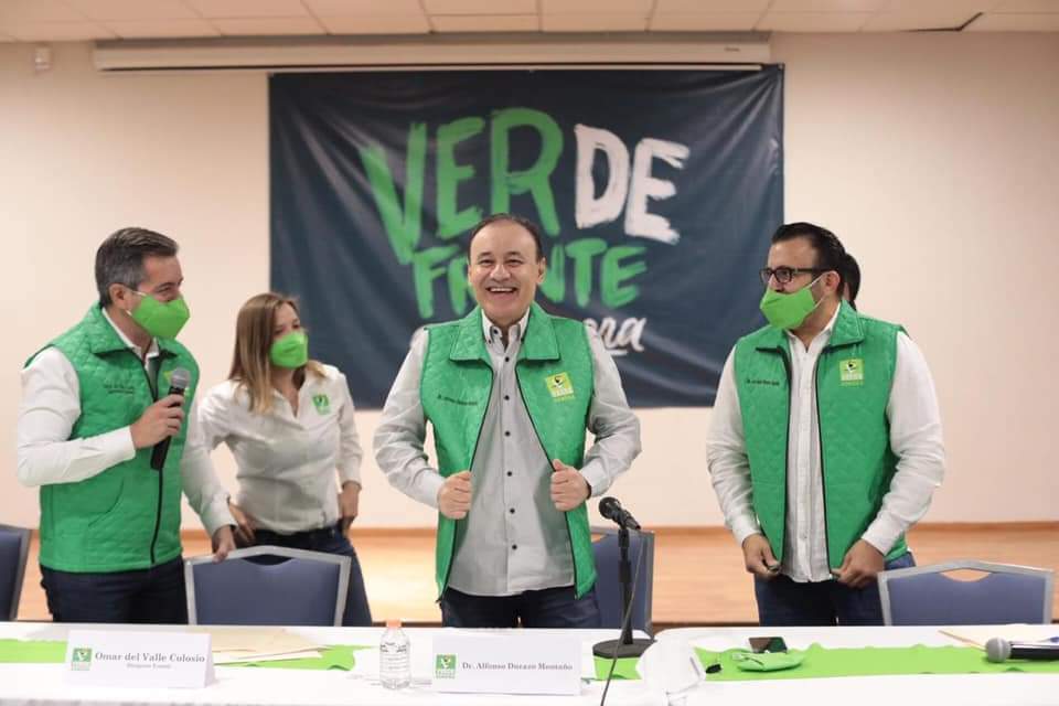 MORENA Y EL VERDE YA ELIGIERON A SU CANDIDATO IDEAL PARA GOBERNAR SONORA. ALFONSO DURAZO SE PONE ‘’HULK’’ Y SE REÚNE CON DIRIGENTES DEL PARTIDO VERDE ECOLOGISTA QUIENES BUSCAN ‘’SUMAR ESFUERZOS’’