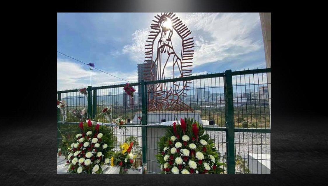 “IMPOSIBLE NO VENIR, ES UN COMPROMISO MÁS ALLÁ DE LO HUMANO”: FELIGRESES ACUDEN A DEJAR OFRENDAS A LA FIGURA RECIEN INSTALADA DE LA GUADALUPANA