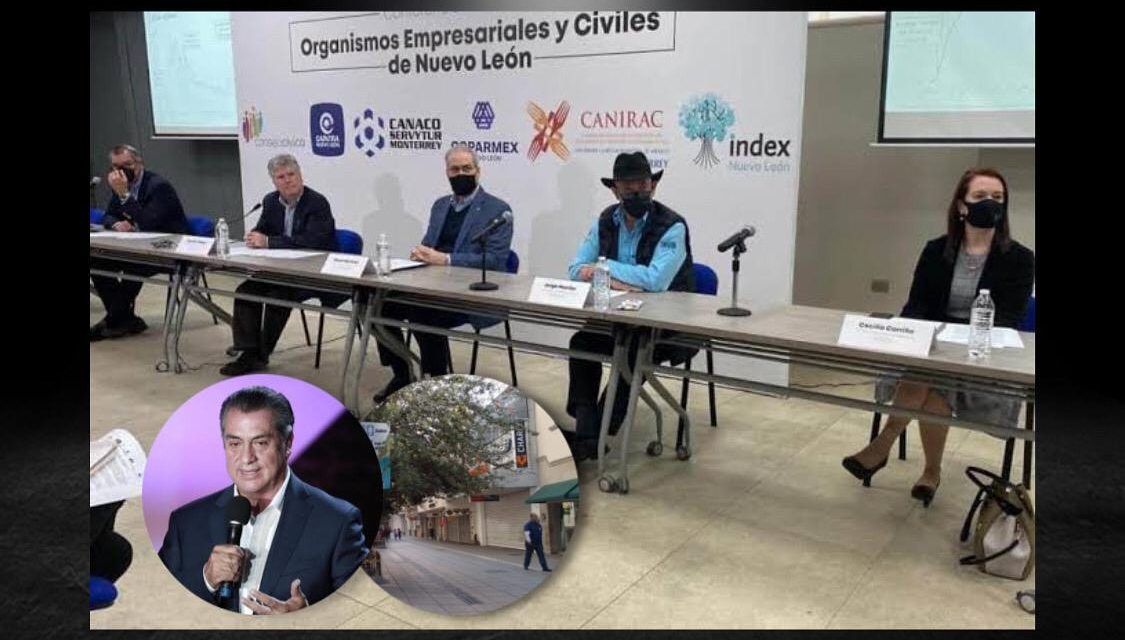 YA LOGRÓ EL BRONCO UNIR A TODAS LAS CÁMARAS EMPRESARIALES EN SU CONTRA, LE EXIGEN FRENE CIERRES DE COMERCIOS EN FIN DE SEMANA ¡HAY TIRO CARLITOS!