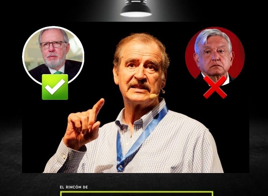 VICENTE FOX DEFIENDE A SU COMPAÑERO, LÓPEZ DÓRIGA, POR BURLA DEL “CHAYOTE” DE LÓPEZ OBRADOR AL PERIODISTA