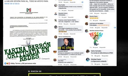 KARINA BARRÓN ES REPUDIADA EN SUS PROPIAS REDES SOCIALES ¿AFECTA IMAGEN DE ADRIÁN DE LA GARZA?