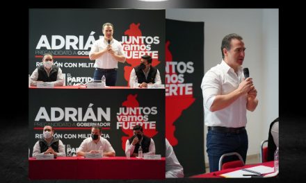 ADRIÁN DE LA GARZA CONTINÚA CAPITALIZANDO SU ESTRATEGIA RUMBO AL 21 DE LA MANO DE SUS COMPAÑEROS MILITANTES TRICOLORES