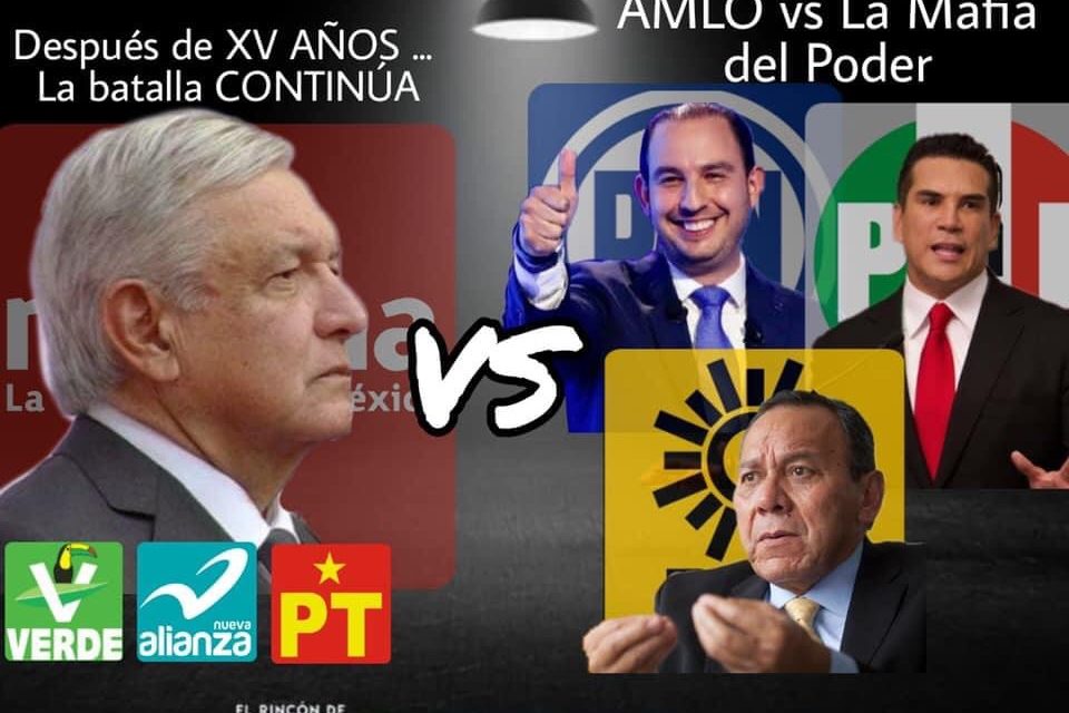 LA MAFIA DEL PODER VS ANDRES MANUEL LÓPEZ OBRADOR, REEDICIÓN EN 2021, LA PRIMERA FUE EN 2006 DONDE JUNTOS PRI Y PAN, DERROTARON AL ACTUAL PRESIDENTE, CON FRAUDE INCLUIDO, DICE AMLO