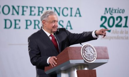 ‘AMLO’ MUESTRA BUENAS VIBRAS PARA ESTE 2021.