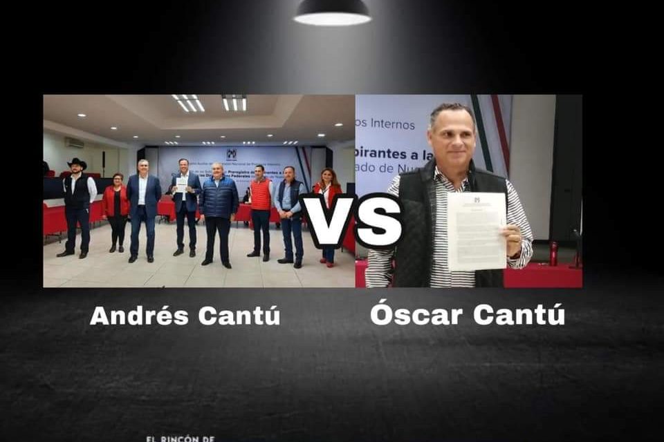 PRI DA INICIO A SU REGISTRO DE PRECANDIDATOS A DIPUTACIONES FEDERALES Y EL DISTRITO 2 DE APODACA YA ESTÁ EN EL OJO DEL HURACÁN. CANTÚ VS CANTÚ