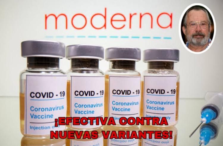 VACUNA MODERNA QUE PRETENDE CONSEGUIR MAURICIO FERNÁNDEZ PARA SAMPETRINOS ES APRUEBA DE VARIANTES DEL COVID-19, ¡EFECTIVA!