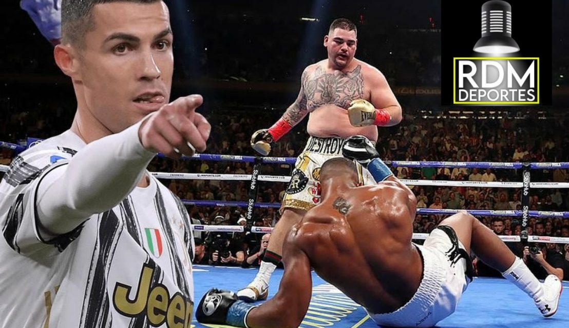 CRISTIANO RONALDO DEFIENDE AL BOXEADOR MEXICANO, ANDY RUIZ, QUIEN CONSTANTEMENTE ES CRITICADO POR SU PESO