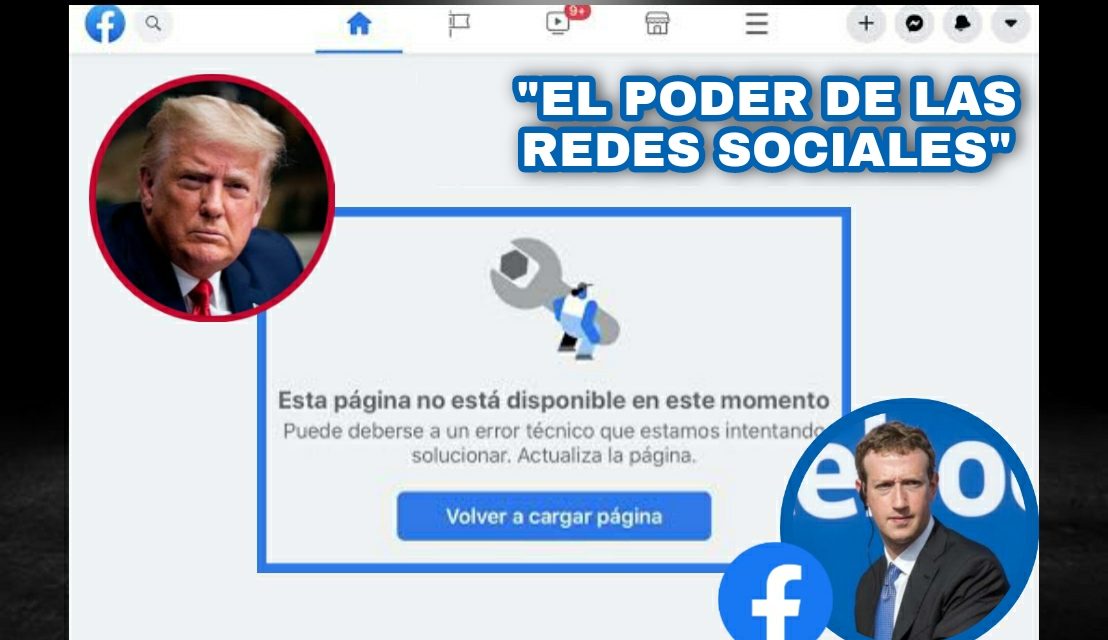 CUANDO SE HABLABA “DEL PODER DE LAS REDES SOCIALES” JAMÁS IMAGINAMOS ALCANCE DE ESA FRASE: ZUCKERBERG DUEÑO DE ESE EMPORIO QUE ENTRETIENE AL MUNDO, RESULTÓ MÁS PODEROSO QUE EL PRESIDENTE AMERICANO DONALD TRUMP