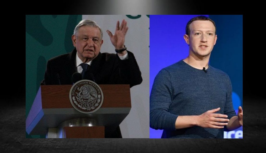 AMLO LLAMA “PREPOTENTE” Y “ARROGANTE” A MARK ZUCKERBERG, CREADOR DE FACEBOOK