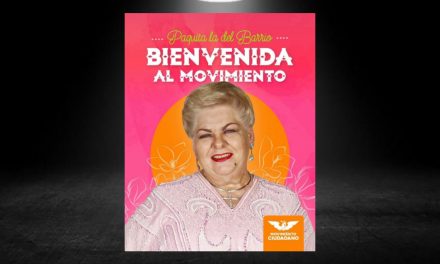 PAQUITA LA DEL BARRIO, DESPUÉS DE INSULAR TODA SU VIDA A LOS HOMBRES, AHORA LES PEDIRÁ SU VOTO. SE POSTULA PARA UNA DIPUTACIÓN LOCAL EN VERACRUZ POR MOVIMIENTO CIUDADANO