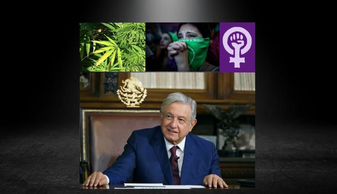 MARIHUANA, ABORTO Y FEMINISMO, SON LOS TEMAS QUE SE HAN TRATADO DESDE QUE LÓPEZ OBRADOR DEJÓ LAS MAÑANERAS POR SU CONTAGIO, AUNQUE NO LO CREAN, LO EXTRAÑAMOS