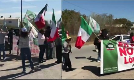 FRENAAA SIENDO FRENAAA, RECIBEN A AMLO CON PROTESTA EN EL CUARTEL DE LA GUARDIA NACIONAL