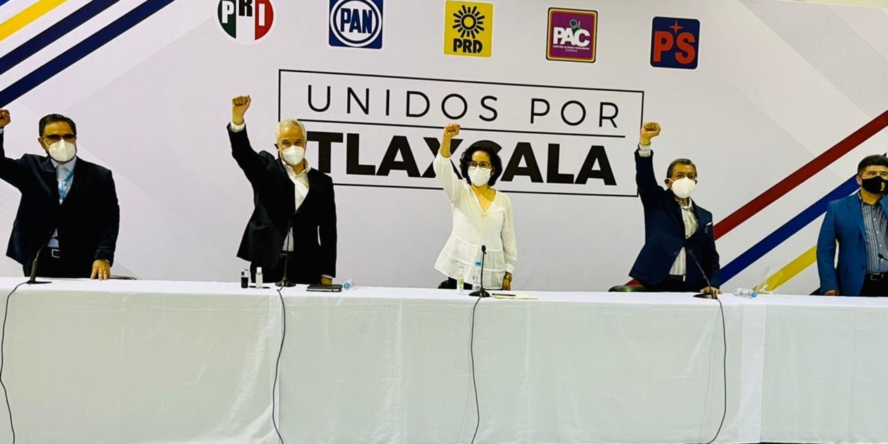 EL PRI Y EL PAN JUNTOS POR LA GUBERNATURA, LO IMPENSABLE, SE PONE DESCUERDO Y POSTULAN A UNA MUJER POR TLAXCALA. ¿EL PLAN? TODOS CONTRA MORENA