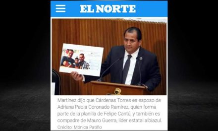 GERARDO CARDENAS, TITULAR JURÍDICO DE AUDITORÍA SUPERIOR DEL ESTADO ES COMPADRE DE MAURO GUERRA Y ESPOSO DE REGIDORA PANISTA DE MONTERREY, ENTRE SUS DEBERES ESTÁ DENUNCIAR PENALMENTE ANOMALÍAS ¡AHORA ENTENDEMOS PORQUE LOS MUNICIPIOS SALEN HONESTOS Y LIMPIOS SIEMPRE!