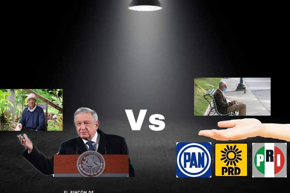 ¿QUÉ SUGIERE LA OPOSICIÓN DE AMLO?, QUE VACUNEN A LOS ADULTOS MAYORES EN LA CIUDAD PORQUÉ, ¿LOS DE LA PERIFERIA AL SER POBRES Y POCOS NO IMPORTAN?