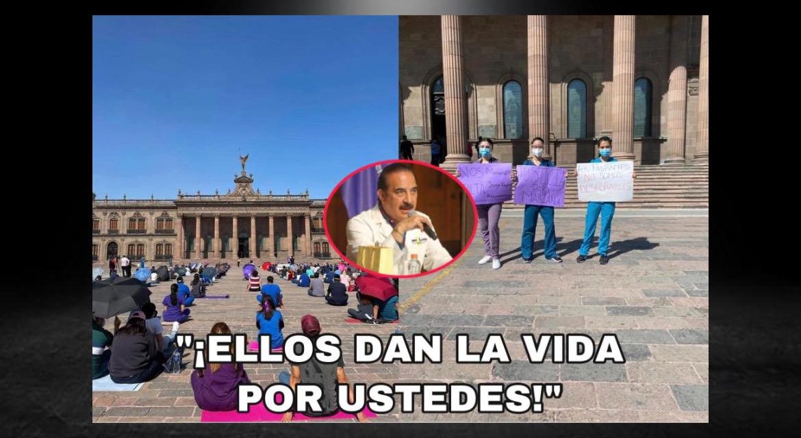 ’ELLOS ARRIESGAN LA VIDA POR SALVAR LA VIDA DE USTEDES’’: MANUEL DE LA O INVITA A ESTUDIANTES Y PASANTES DE MEDICINA A LA RUEDA DE PRENSA DE SALUD; ¡LOGRARON TRANSMITIR SU MENSAJE!