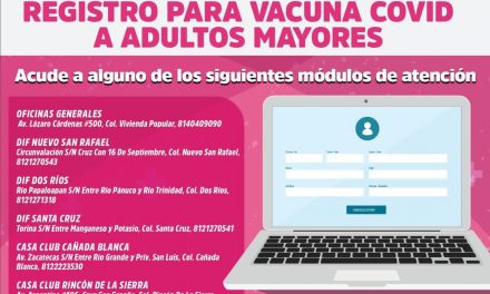 SE PREPARAN EN GUADALUPE PARA REGISTRAR A ADULTOS MAYORES PARA VACUNA COVID