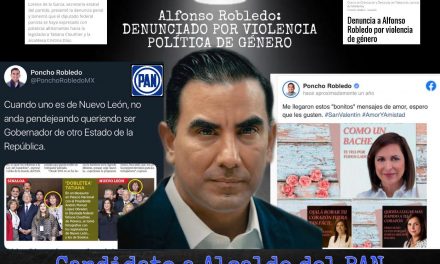 ALFONSO ROBLEDO FUE DENUNCIADO EN 2015 Y AHORA NUEVAMENTE LO ESTÁ, POR VIOLENCIA POLÍTICA DE GÉNERO ¿ES EL FÉLIX SALGADO MACEDONIO DEL PAN?