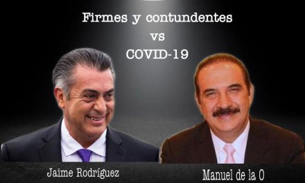 LO VENIMOS SOSTENIENDO HACE MESES, A CAUSA DE LA PANDEMIA, EL BRONCO FUE FIRME Y CONTUNDENTE EN LAS ACCIONES DE PREVENCIÓN Y COMBATE AL COVID-19. LOS RESULTADOS ESO AVALAN EL DÍA DE HOY