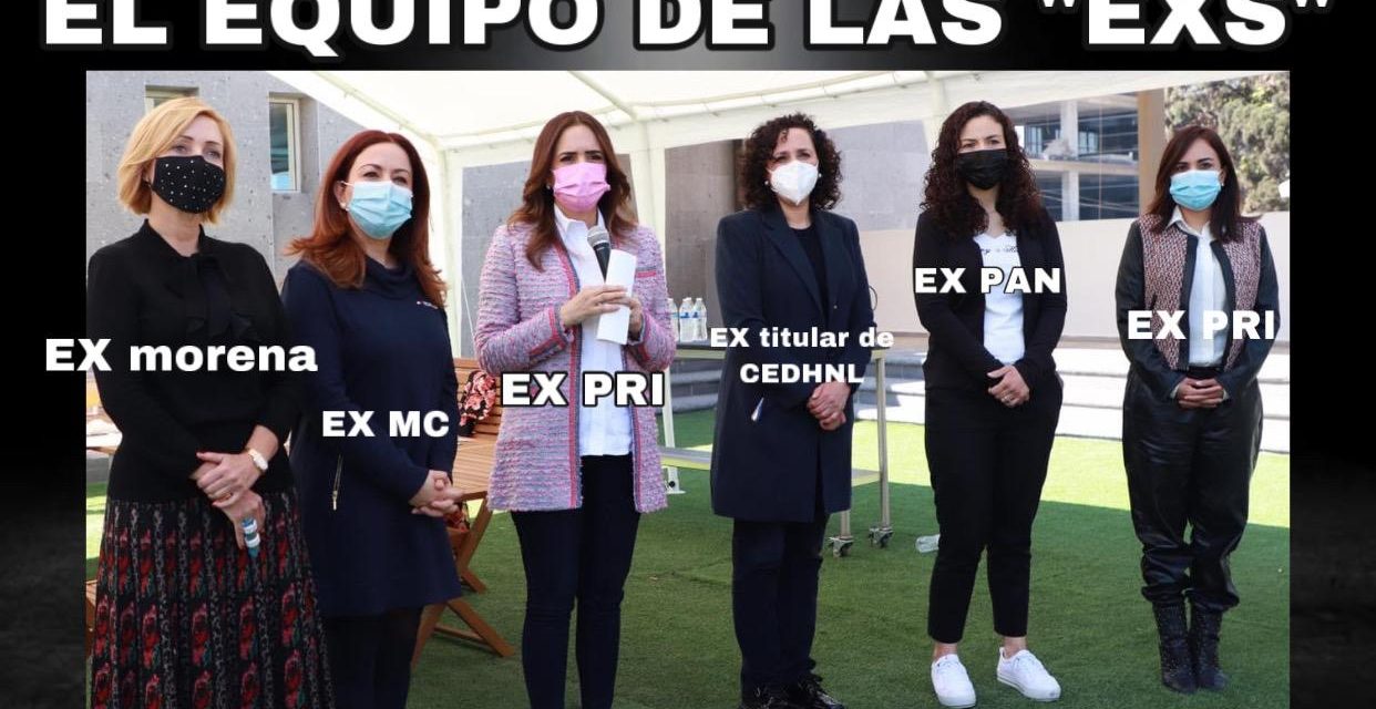 SUMA CLARA LUZ A MUJERES QUE PRESUME COMO “VALIOSAS Y VALIENTES” TRES DIPUTADAS DE LISTA, UNA EX PANISTA QUE FUERA DEL PAN NO GANÓ NADA Y LA EX TITULAR DE DERECHOS HUMANOS ¿EQUIPO DE AMIGAS?