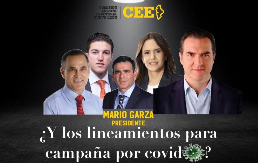 QUE ALGUIEN “DESPIERTE” A MARIO GARZA, QUE COBRA COMO PRESIDENTE DE LA CEE Y EJERCE EL CARGO COMO AUXILIAR DE LOS PARTIDOS POLÍTICOS… ¿Y LOS LINEAMIEMTOS PARA CAMPAÑA POR COVID?<br>