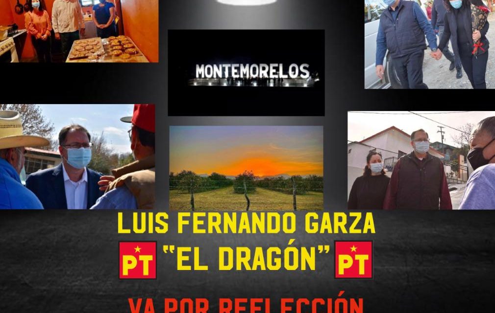 LUIS FERNANDO GARZA “EL DRAGÓN” RECIBE PREMIO A SU EXCELENTE TRABAJO EN MONTEMORLEOS, EL PT Y ALIADOS ¡APRUEBAN VAYA POR REELECCIÓN!