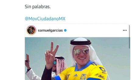 HAY TIRO, EX SENADOR CON CASI 700 MIL SEGUIDORES EN TWITTER, “HUMILLA” A SAMUEL POR CELEBRAR TRIUNFO TIGRE