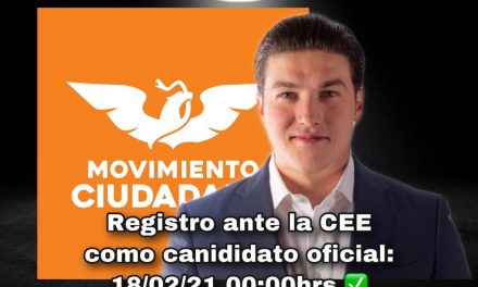 PARECE QUE Samuel García MADRUGA “A VER SI DIOS LO AYUDA” ¡SE REGISTRA ANTE Comisión Estatal Electoral Nuevo León!