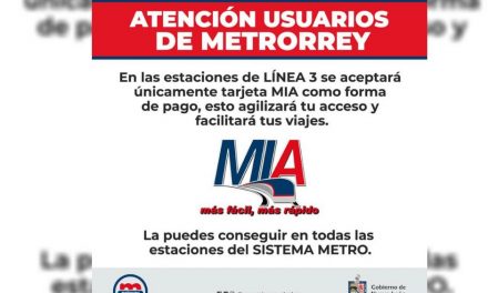 SI USTED QUIERE SUBIRSE A LA LÍNEA 3 DEL METRO, SOLAMENTE PODRÁ HACERLO CON LA TARJETA MÍA