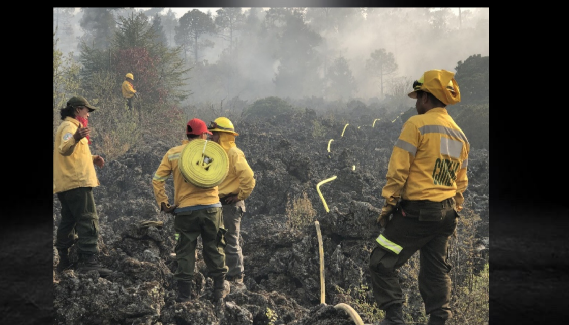 CONTINÚAN INCENDIOS FORESTALES EN EL PAÍS