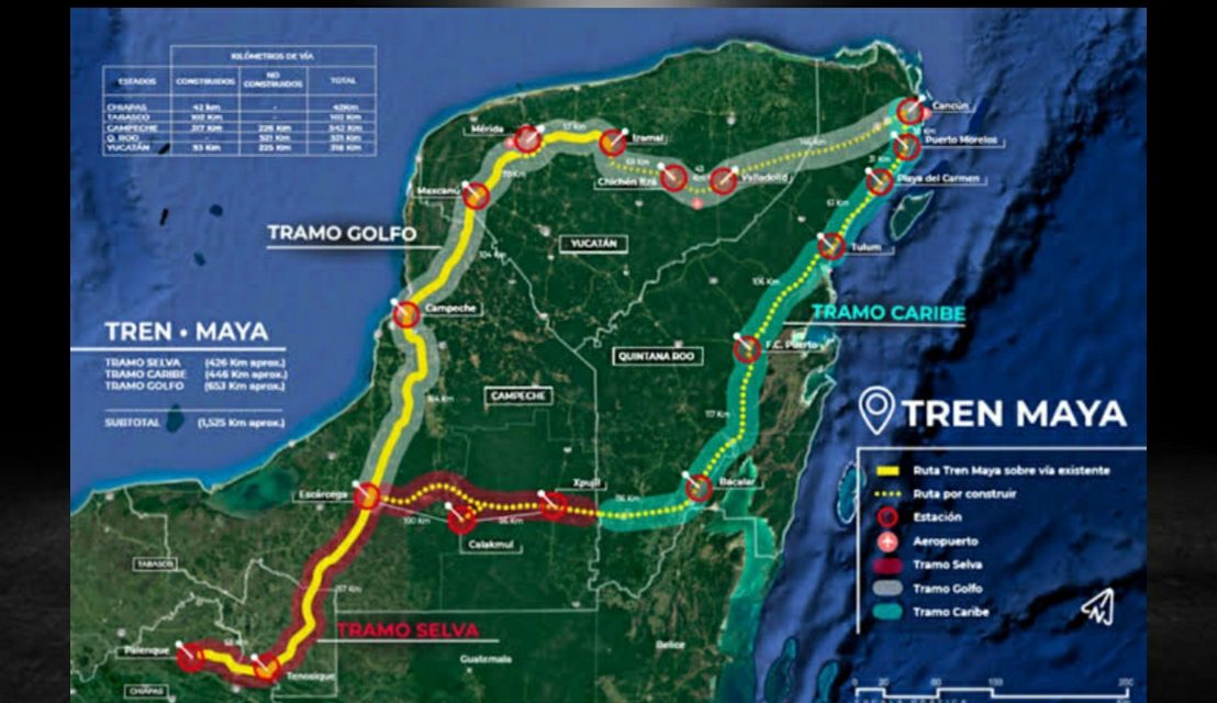 EL GOBIERNO FEDERAL REALIZA SONDEOS CIUDADANOS PARA DETERMINAR PASO DEL TREN MAYA