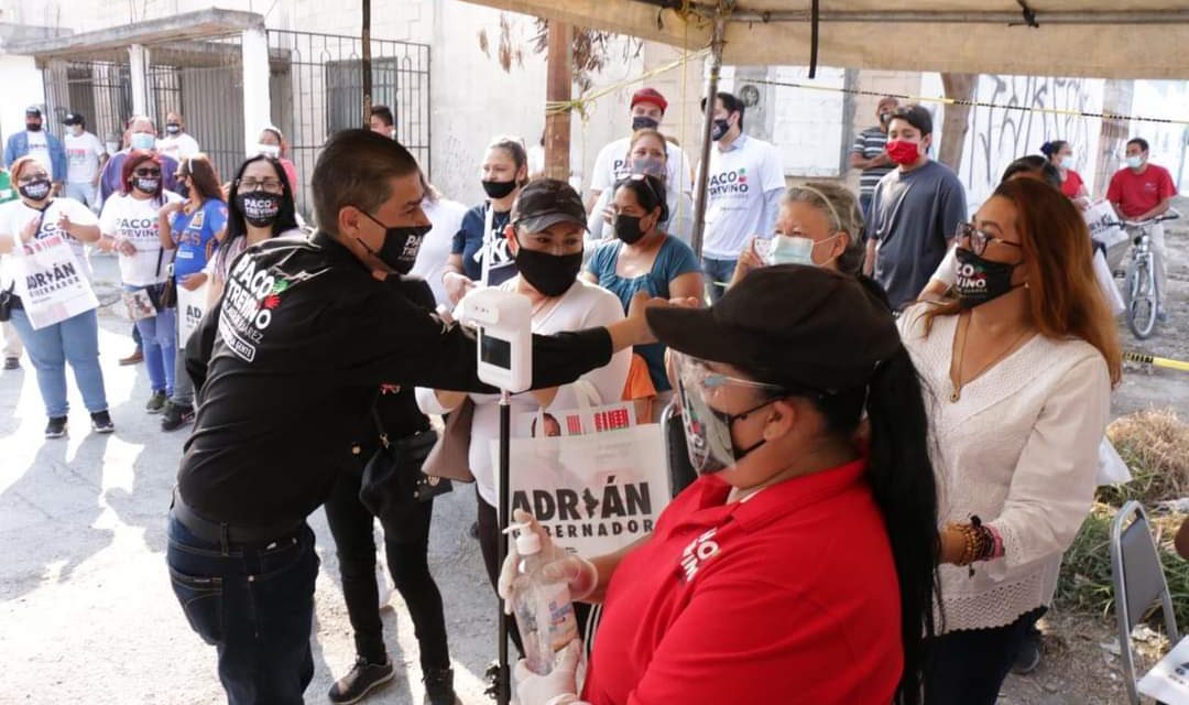 RECIBEN EN JUÁREZ CON BRAZOS ABIERTOS, A PACO TREVIÑO POR SUS BUENAS PROPUESTAS <br>