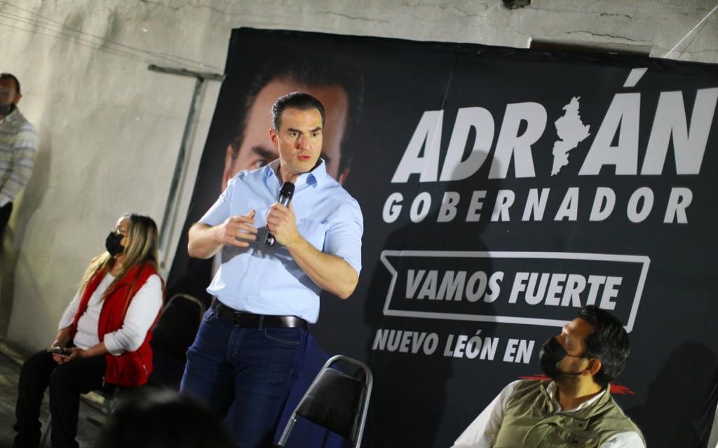 CONTINUA ADRIÁN RECORRIDOS EN SU PRIMER DÍA DE CAMPAÑA RUMBO A LA GUBERNATURA <br>