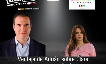 LA VENTAJA DE ADRIÁN DE LA GARZA EN GUBERNATURA, SERÁ AMPLIADA POR LA CRISIS POLÍTICA QUE SE LE VIENE A CLARA LUZ FLORES CARRALES CON REGISTROS DE SUS IMPOSICIONES DE CANDIDATOS AMIGOS EX PRIISTAS