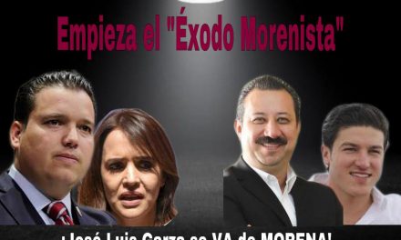 COMO LO ADVERTIMOS: EMPIEZA “EL ÉXODO” DE DESILUSIONADOS CON CLARA LUZ POR DESIGNAR CANDIDATOS AMIGOS, COMO DANIEL TORRES EN GUADALUPE ¡JOSÉ LUIS GARZA SE VA DE MORENA!