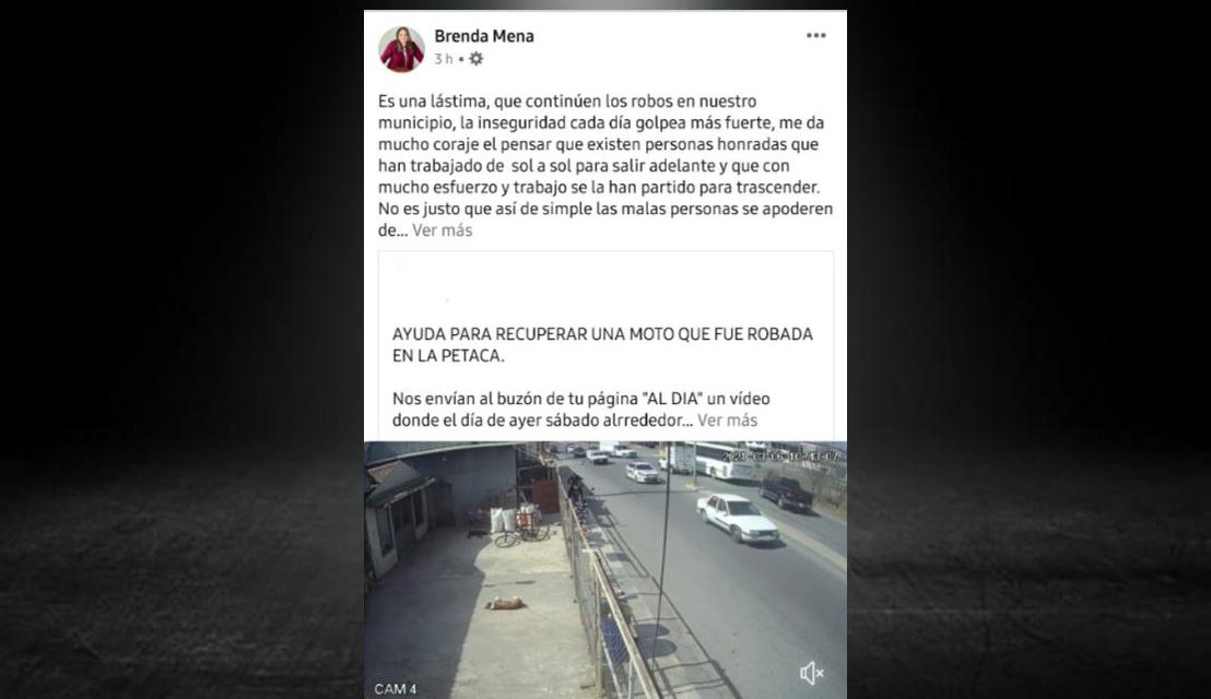 Brenda Mena COMPROMETIDA A MEJORAR LA SEGURIDAD DE SU MUNICIPIO