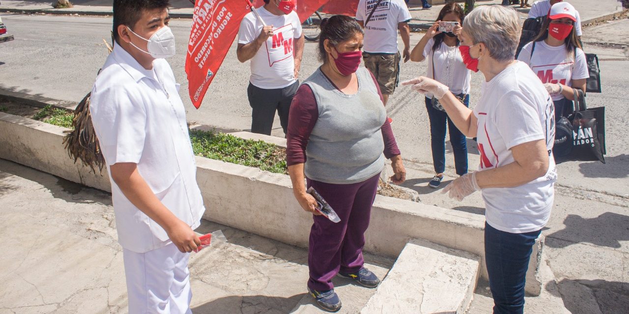 VECINOS NO OLVIDAN SU TRABAJO E IMPULSAN A MARGARITA PARA QUE TOME LAS RIENDAS DEL MUNICIPIO