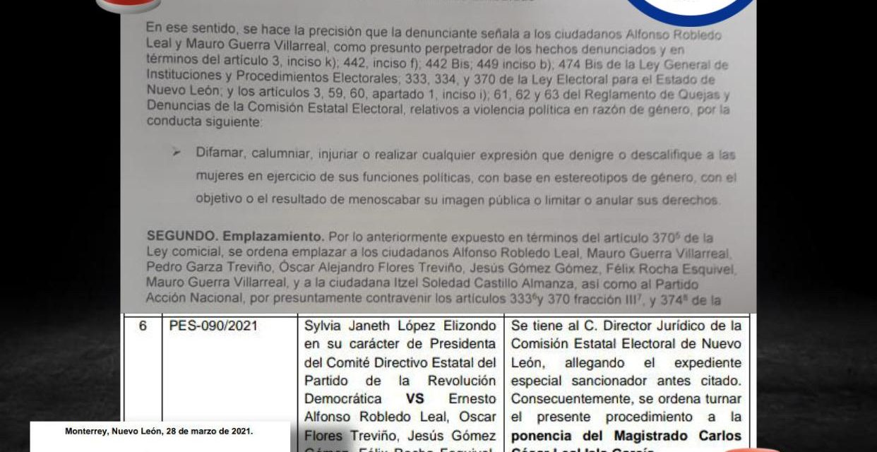 TAL COMO LO ANUNCIAMOS AQUÍ, VAN ALFONSO ROBLEDO Y TODOS LOS CANDIDATOS PANISTAS DE GUADALUPE A PROCEDIMIENTO ESPECIAL SANCIONADOR; LOS JUZGARÁ UN ALFIL DE RAÚL GRACIA <br>