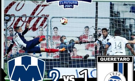 CON UNO MENOS RAYADOS SACA LA VICTORIA EN EL ‘GIGANTE DE ACERO’