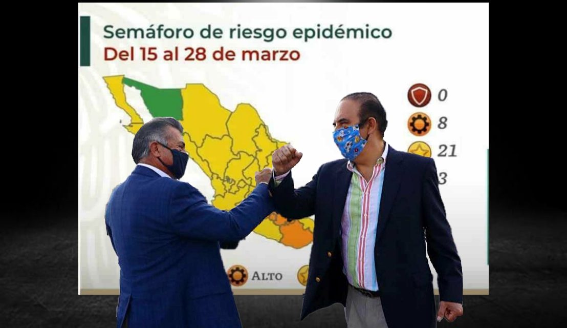 SE MANTIENE NUEVO LEÓN EN SEMÁFORO AMARILLO CIFRAS MEJORAN  CADA VEZ MÁS GRACIAS A ESTRATEGIAS DE JAIME RODRÍGUEZ CALDERÓN