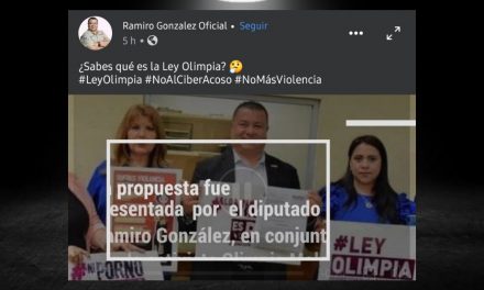 RAMIRO GONZÁLEZ IMPUSOR DE LA AYUDA A LAS MUJERES, CON VÍDEO EXPLICA LEY OLIMPIA <br>