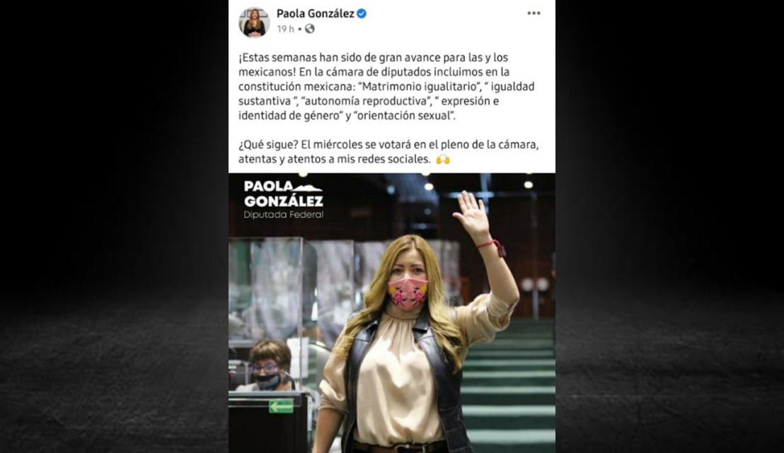 AGRADECE PAOLA AYUDA, Y AFIRMA ESTA ÚLTIMA SEMANA FUE DE PROGRESO