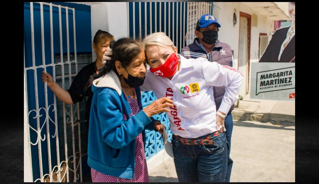 MARGARITA MARTÍNEZ CONTINÚA CON LOS BUENOS RECIBIMIENTOS EN ESCOBEDO