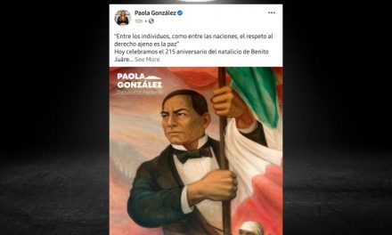 PAOLA GONZÁLEZ LA DIPUTADA EN QUIEN PUEDES CONFIAR, RECUERDA EL NATALICIO DE BENITO JUÁREZ <br>